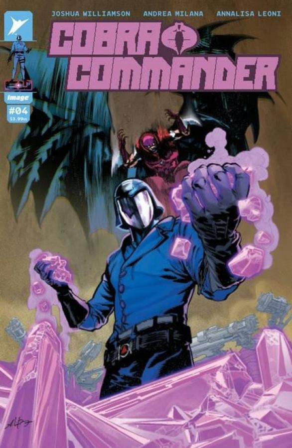 Capa B de Cobra Commander número 4, desenhada pelo brasileiro Andrei Bressan