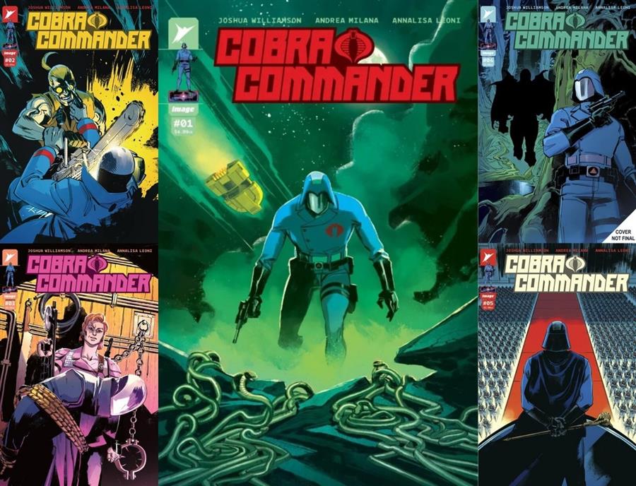 Capas de Cobra Commander números 1 a 5